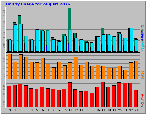 Hourly usage for August 2026 Hourly usage for August 2026